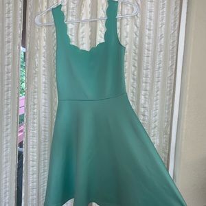 Pale/mint blue sundress from a boutique!